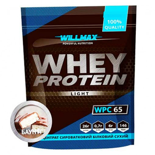 Willmax протеїн WHEY PROTEIN 65% 1кг Баунті