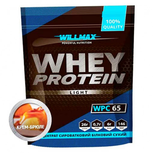 Willmax протеїн WHEY PROTEIN 65% 1кг Крем Брюле