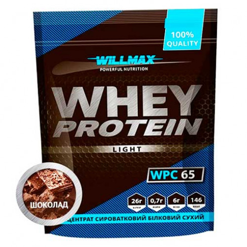  Willmax протеин WHEY PROTEIN 65% 1кг Шоколад