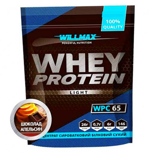 Willmax протеїн WHEY PROTEIN 65% 1кг Шоколад-Апельсин