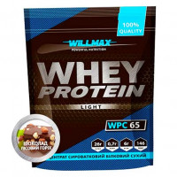 Willmax протеїн WHEY PROTEIN 65% 1кг Шоколад-Лісовий горіх