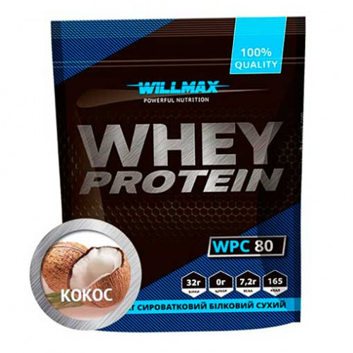 Willmax протеїн WHEY PROTEIN 80% Кокос 920г