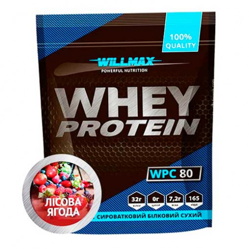 Willmax протеїн WHEY PROTEIN 80% Лісова ягода 920г