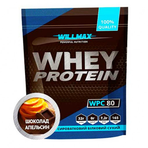 Willmax протеїн WHEY PROTEIN 80% Шоколад-Апельсин 920г
