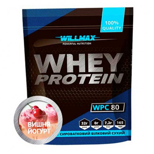 Willmax протеин WHEY PROTEIN 80% Вишня Йогурт 920г