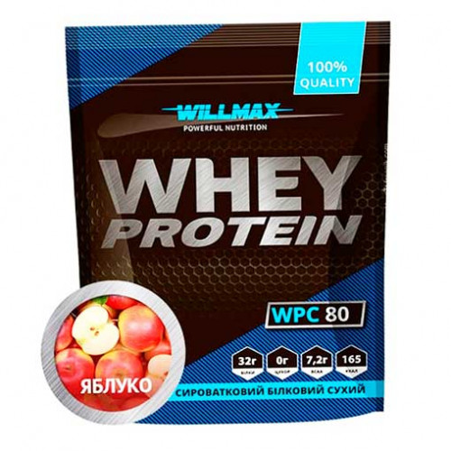 Willmax протеїн WHEY PROTEIN 80% Яблуко 920г