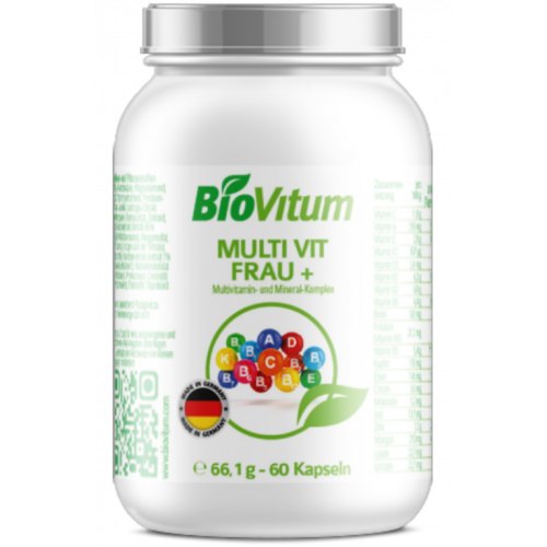 Multi Vit Frau+/жіночий комплекс вітамінів та мінералів/60 капсул