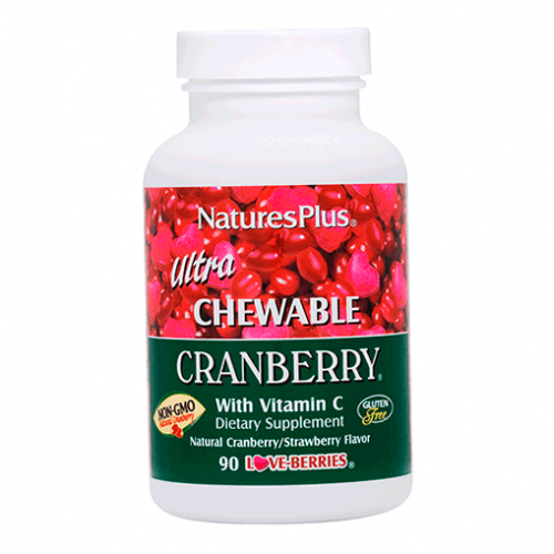 Екстракт журавлини Ultra Chewable Cranberry® Natures Plus 90 табл