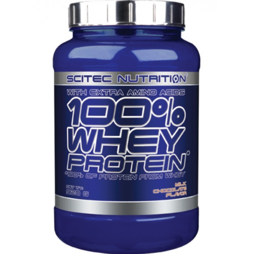 100% Whey Protein Протеїн Scitec Nutrition 920 g полуниця