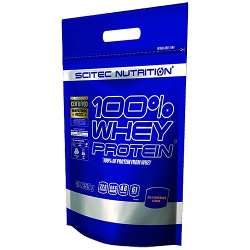 Протеїн Scitec Nutrition 100% Whey Protein 1850 g ваніль