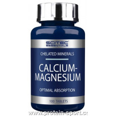 Calcium Magnesium Scitec Nutrition 100 пігулок