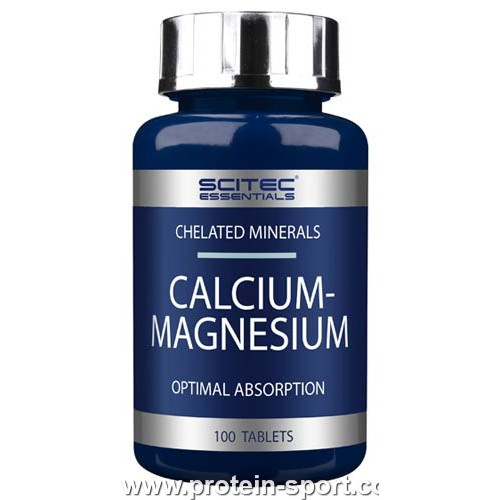 Calcium Magnesium Scitec Nutrition 100 пігулок