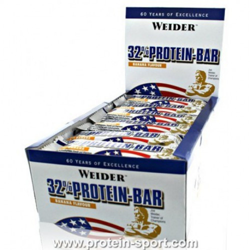 Батончик Weider 32 % Protein-bar (24 x 60 грамм)