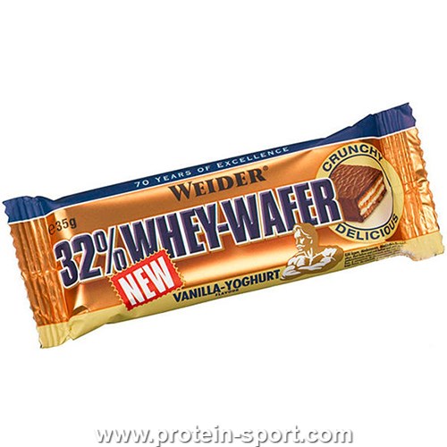 Weider 32% Whey-Wafer bar (24 x 35 грам) Протеїнові вафлі